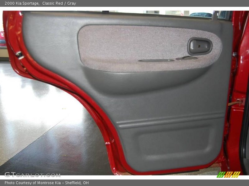 Classic Red / Gray 2000 Kia Sportage