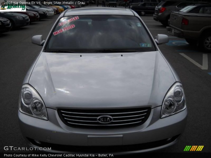 Bright Silver Metallic / Gray 2007 Kia Optima EX V6