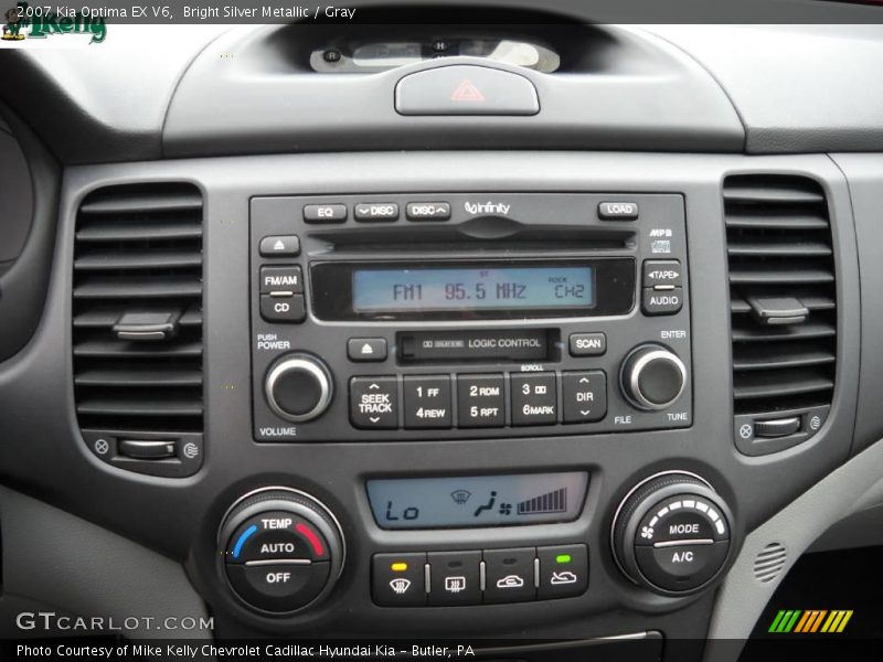 Bright Silver Metallic / Gray 2007 Kia Optima EX V6