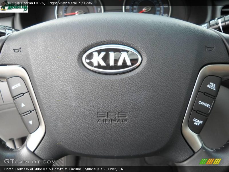 Bright Silver Metallic / Gray 2007 Kia Optima EX V6