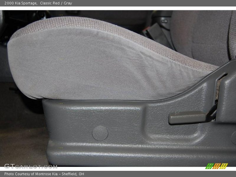 Classic Red / Gray 2000 Kia Sportage