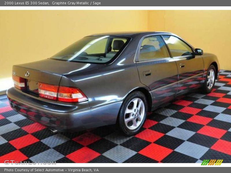 Graphite Gray Metallic / Sage 2000 Lexus ES 300 Sedan