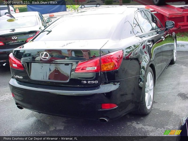 Black Onyx / Black 2006 Lexus IS 250