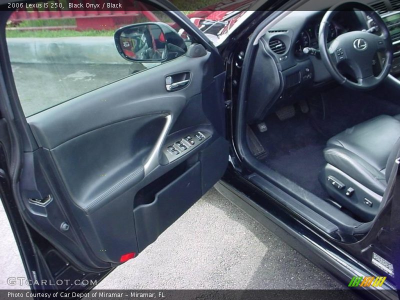 Black Onyx / Black 2006 Lexus IS 250