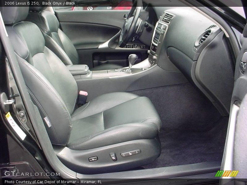 Black Onyx / Black 2006 Lexus IS 250