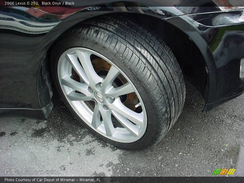 Black Onyx / Black 2006 Lexus IS 250