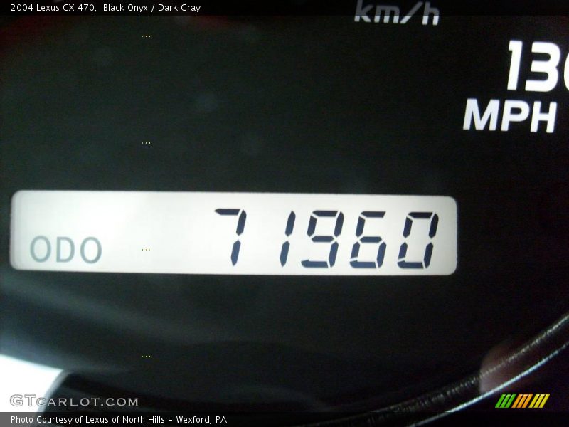 Black Onyx / Dark Gray 2004 Lexus GX 470