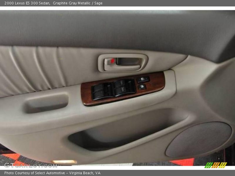 Graphite Gray Metallic / Sage 2000 Lexus ES 300 Sedan