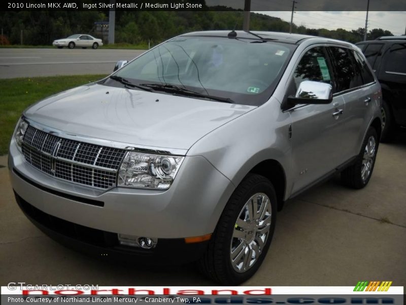 Ingot Silver Metallic / Medium Light Stone 2010 Lincoln MKX AWD