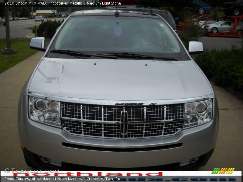 Ingot Silver Metallic / Medium Light Stone 2010 Lincoln MKX AWD
