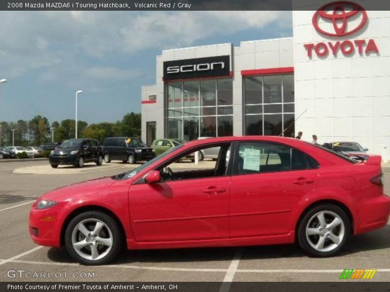 Volcanic Red / Gray 2008 Mazda MAZDA6 i Touring Hatchback