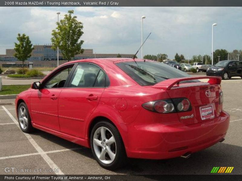 Volcanic Red / Gray 2008 Mazda MAZDA6 i Touring Hatchback