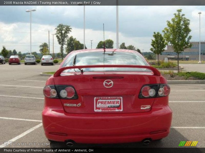 Volcanic Red / Gray 2008 Mazda MAZDA6 i Touring Hatchback