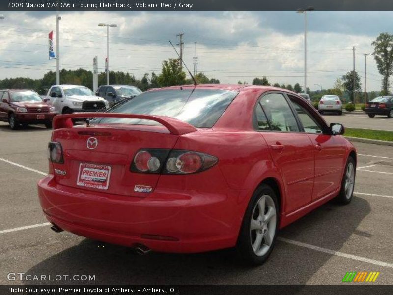 Volcanic Red / Gray 2008 Mazda MAZDA6 i Touring Hatchback