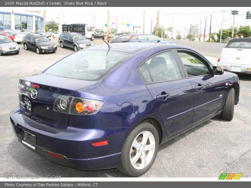 Strato Blue Mica / Black 2005 Mazda MAZDA3 s Sedan