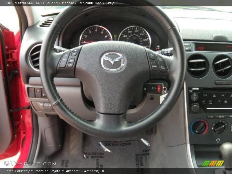 Volcanic Red / Gray 2008 Mazda MAZDA6 i Touring Hatchback