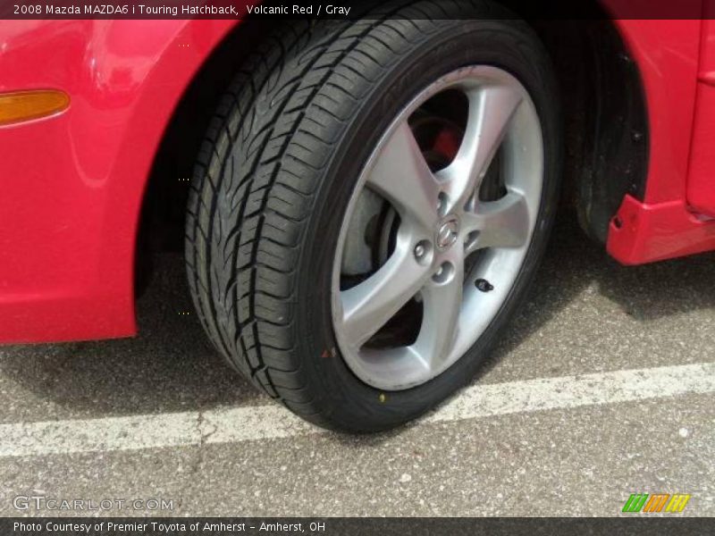 Volcanic Red / Gray 2008 Mazda MAZDA6 i Touring Hatchback