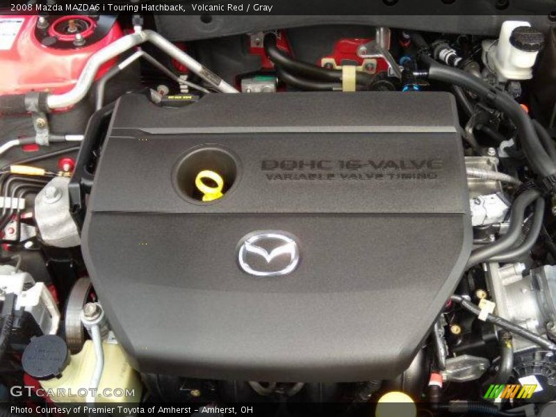 Volcanic Red / Gray 2008 Mazda MAZDA6 i Touring Hatchback