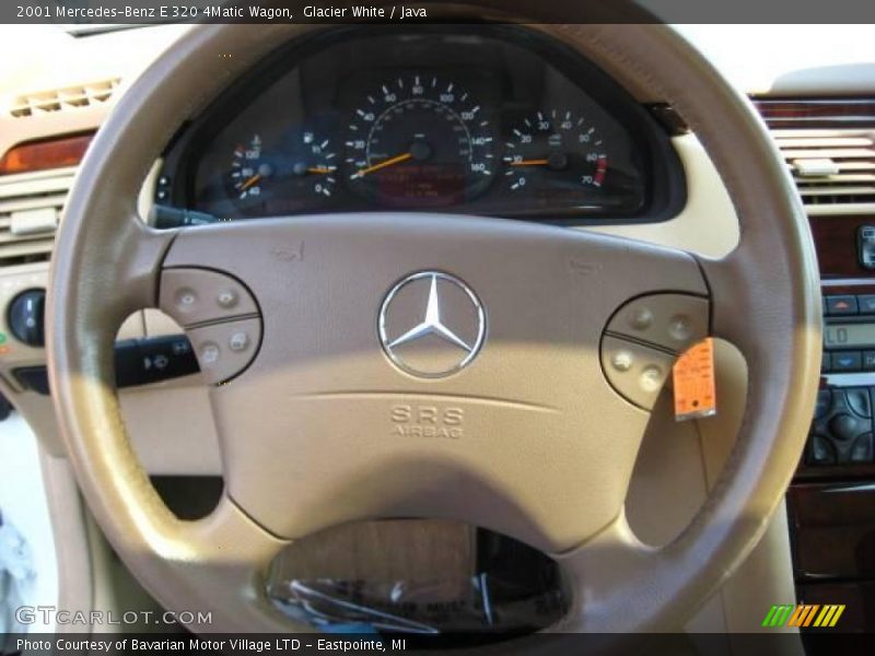 Glacier White / Java 2001 Mercedes-Benz E 320 4Matic Wagon