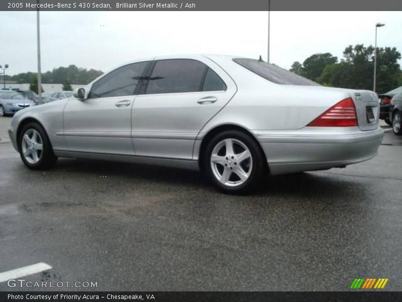 Brilliant Silver Metallic / Ash 2005 Mercedes-Benz S 430 Sedan