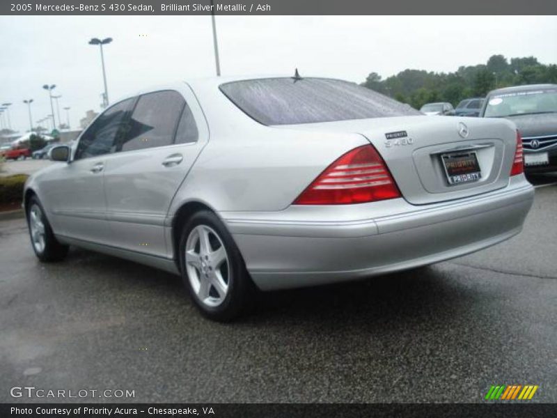 Brilliant Silver Metallic / Ash 2005 Mercedes-Benz S 430 Sedan