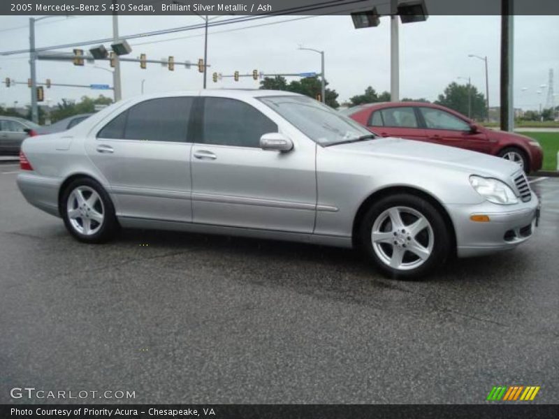 Brilliant Silver Metallic / Ash 2005 Mercedes-Benz S 430 Sedan