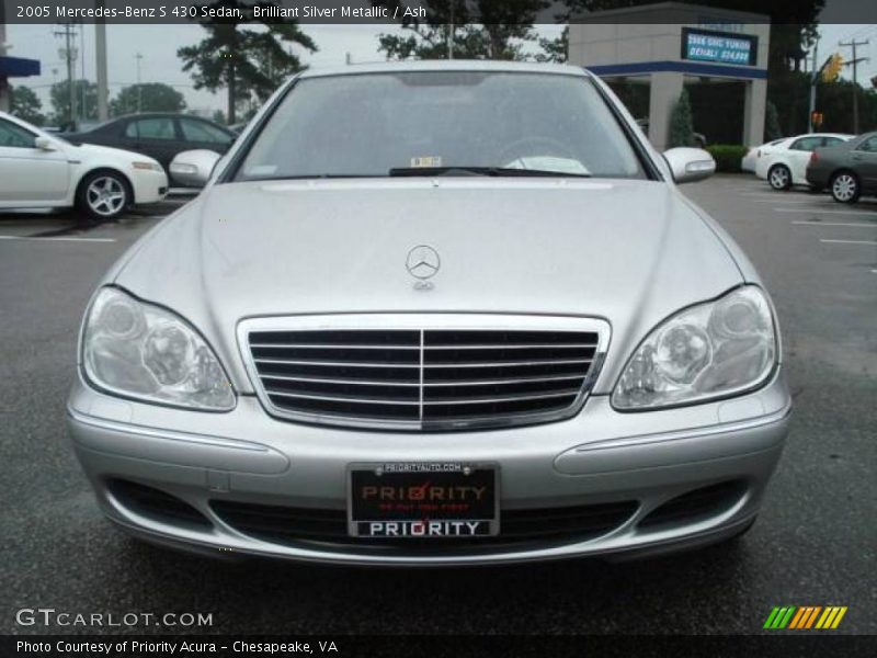 Brilliant Silver Metallic / Ash 2005 Mercedes-Benz S 430 Sedan