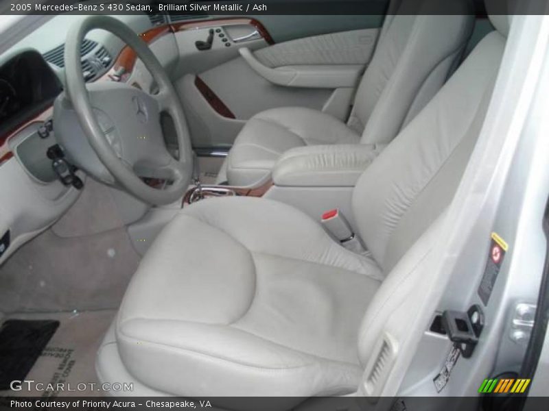 Brilliant Silver Metallic / Ash 2005 Mercedes-Benz S 430 Sedan