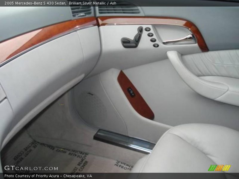 Brilliant Silver Metallic / Ash 2005 Mercedes-Benz S 430 Sedan