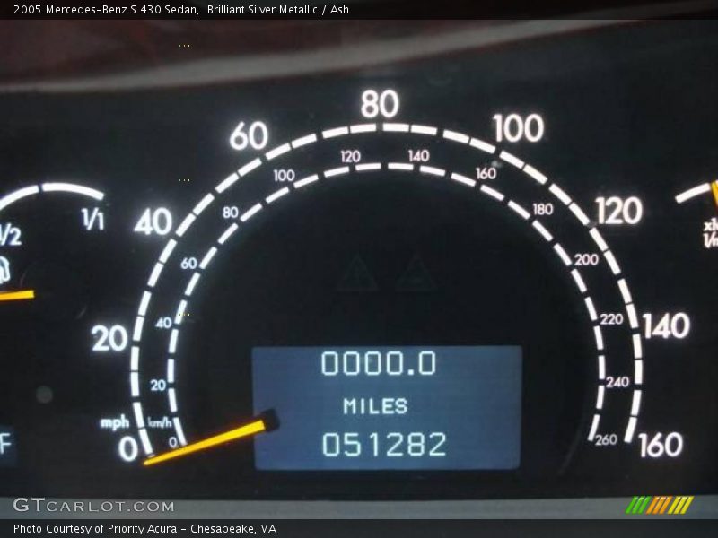 Brilliant Silver Metallic / Ash 2005 Mercedes-Benz S 430 Sedan