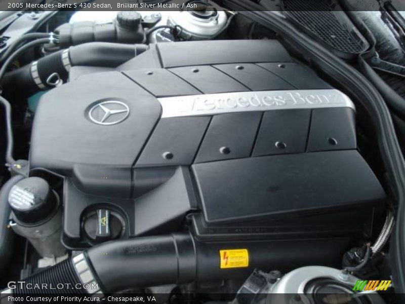 Brilliant Silver Metallic / Ash 2005 Mercedes-Benz S 430 Sedan