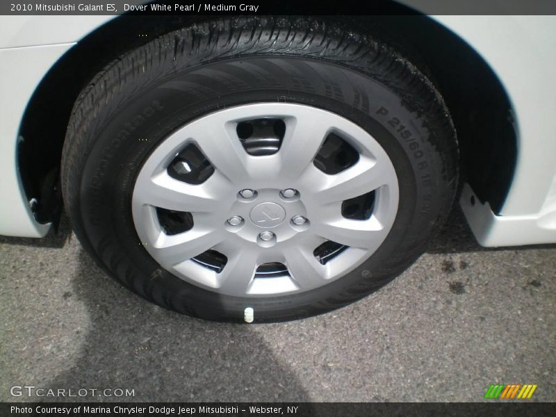 Dover White Pearl / Medium Gray 2010 Mitsubishi Galant ES