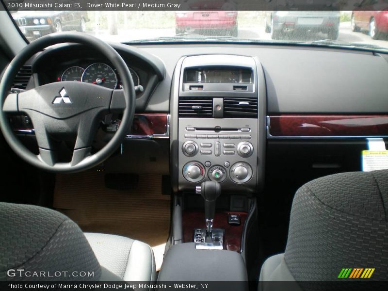 Dover White Pearl / Medium Gray 2010 Mitsubishi Galant ES