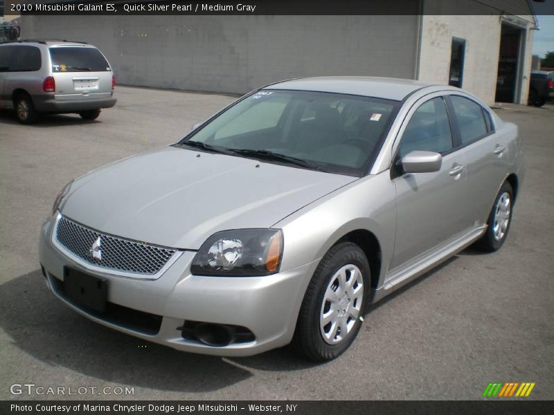 Quick Silver Pearl / Medium Gray 2010 Mitsubishi Galant ES