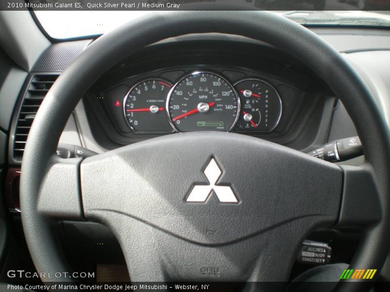 Quick Silver Pearl / Medium Gray 2010 Mitsubishi Galant ES