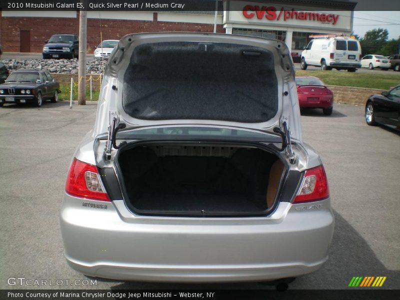 Quick Silver Pearl / Medium Gray 2010 Mitsubishi Galant ES