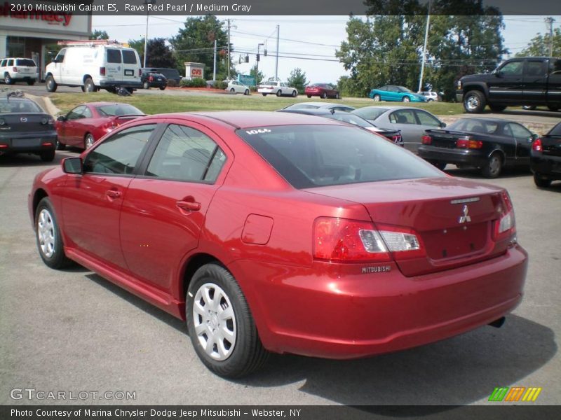 Rave Red Pearl / Medium Gray 2010 Mitsubishi Galant ES