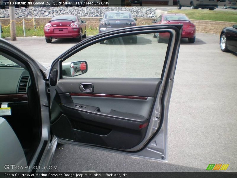 Quick Silver Pearl / Medium Gray 2010 Mitsubishi Galant ES
