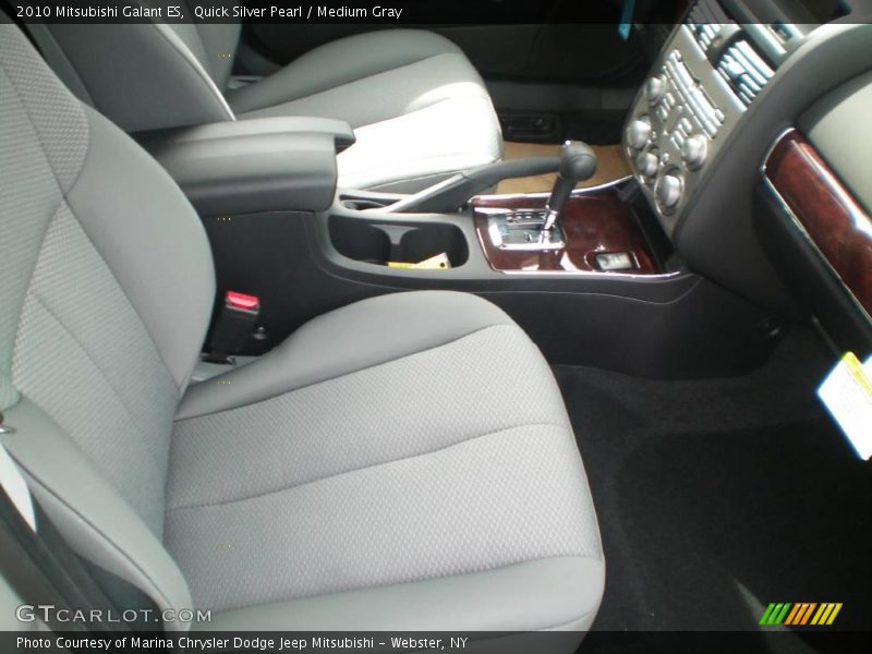 Quick Silver Pearl / Medium Gray 2010 Mitsubishi Galant ES