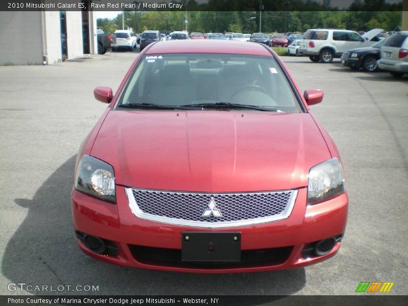 Rave Red Pearl / Medium Gray 2010 Mitsubishi Galant ES