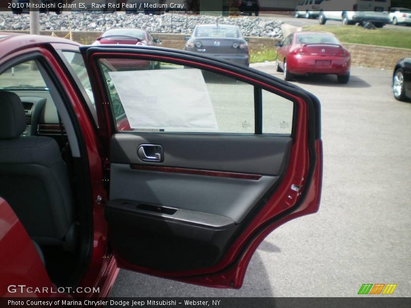 Rave Red Pearl / Medium Gray 2010 Mitsubishi Galant ES