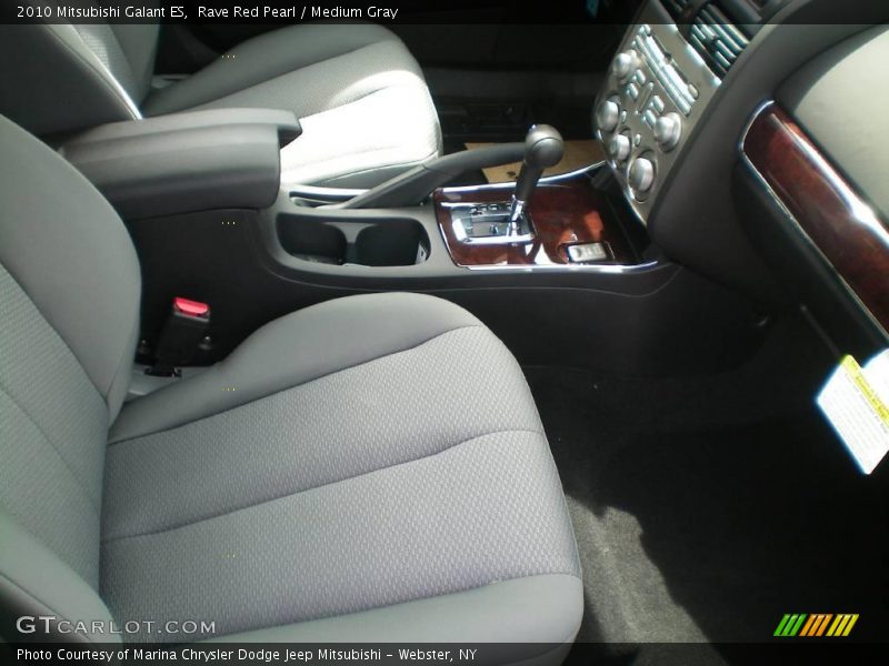 Rave Red Pearl / Medium Gray 2010 Mitsubishi Galant ES