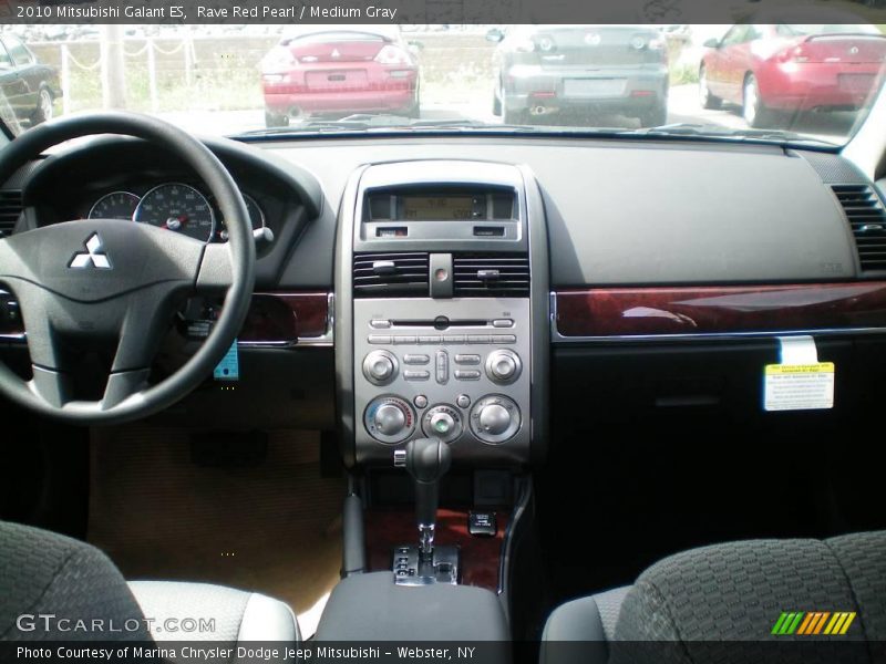 Rave Red Pearl / Medium Gray 2010 Mitsubishi Galant ES