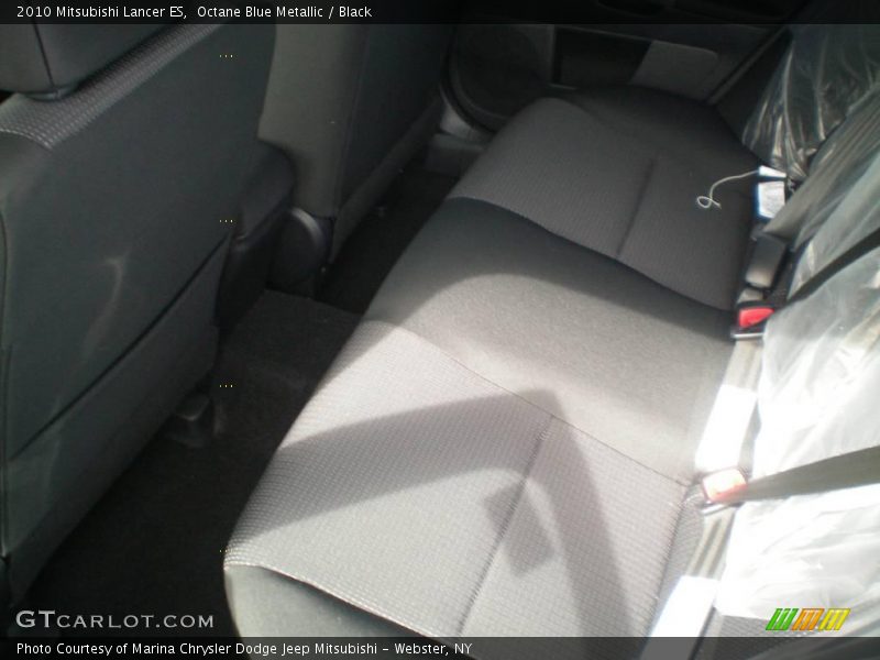 Octane Blue Metallic / Black 2010 Mitsubishi Lancer ES