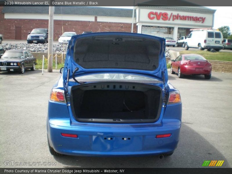 Octane Blue Metallic / Black 2010 Mitsubishi Lancer ES