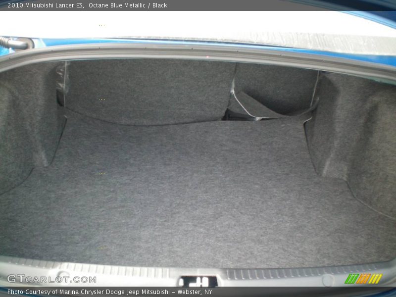 Octane Blue Metallic / Black 2010 Mitsubishi Lancer ES