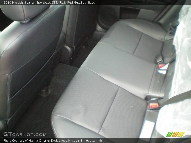 Rally Red Metallic / Black 2010 Mitsubishi Lancer Sportback GTS