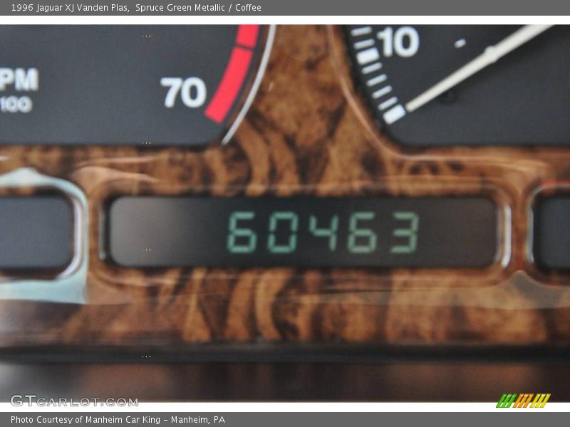 Spruce Green Metallic / Coffee 1996 Jaguar XJ Vanden Plas