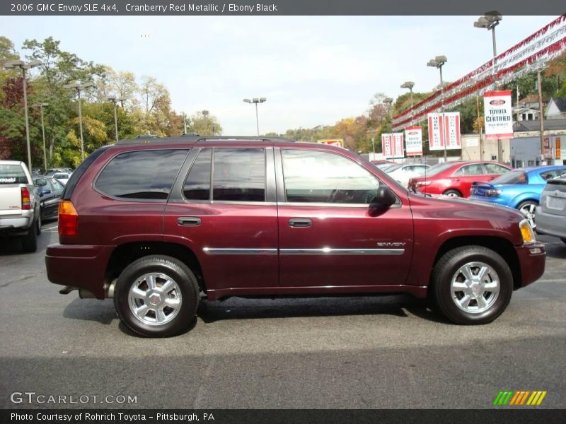 Cranberry Red Metallic / Ebony Black 2006 GMC Envoy SLE 4x4