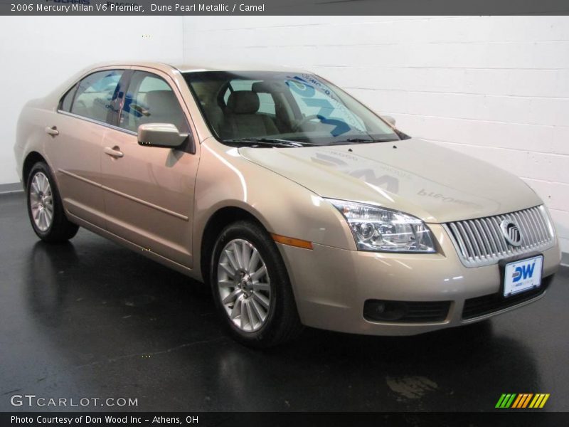 Dune Pearl Metallic / Camel 2006 Mercury Milan V6 Premier